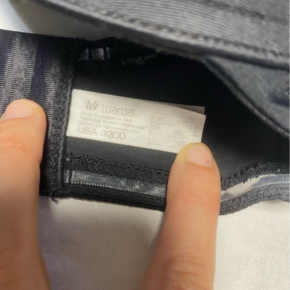 Wacoal Strapless Bra 32DD Black Great Condition 32E - Picture 4 of 4